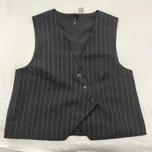 H&M Suit Vest Striped Size S